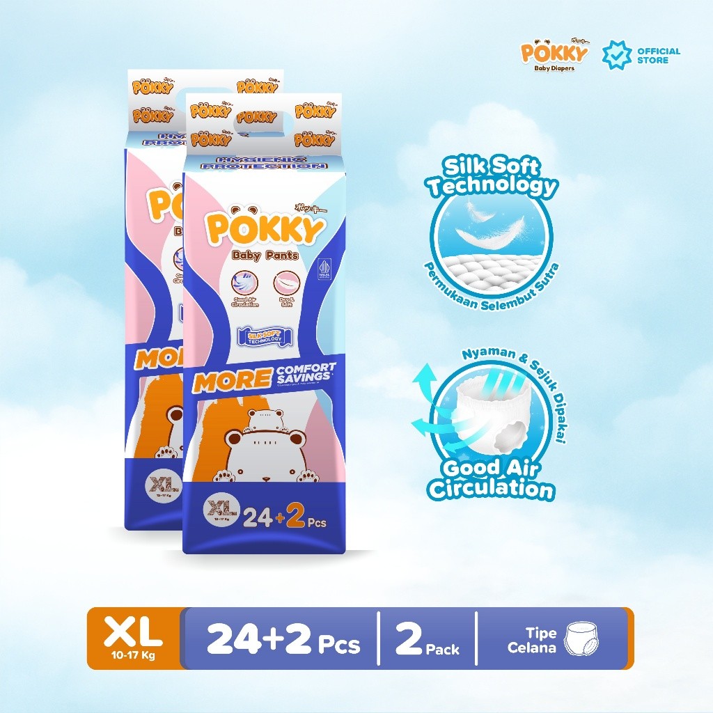 POKKY PANTS BALL PACK M14/L12/XL10 - Gambar 3