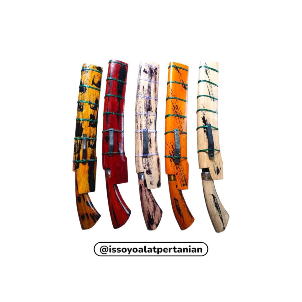 Golok kebun sarung kayu golok kebun pisau kebun sarung kayu golok lampung golok per baja multifungsi