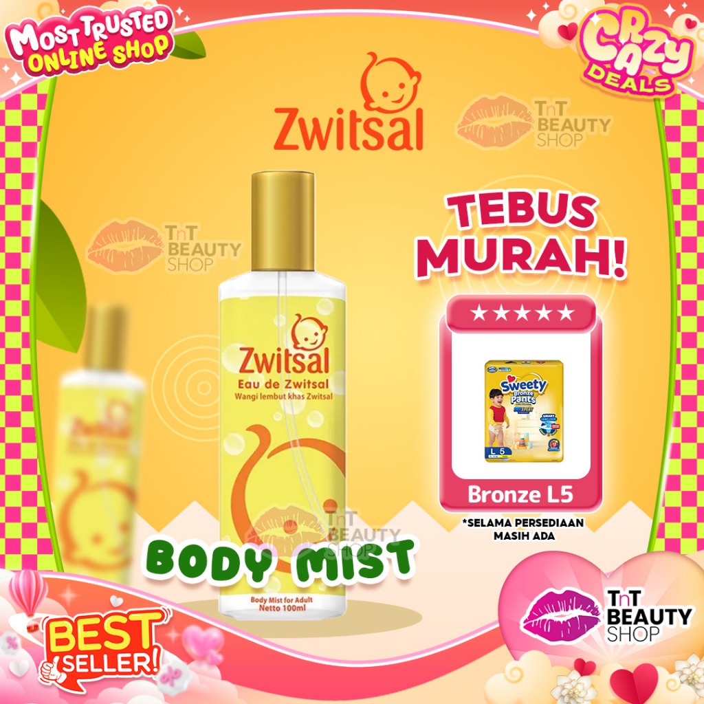 Zwitsal Eau De Toilette Body Mist 100Ml - Parfume - Body Mist | TnT Beauty Shop