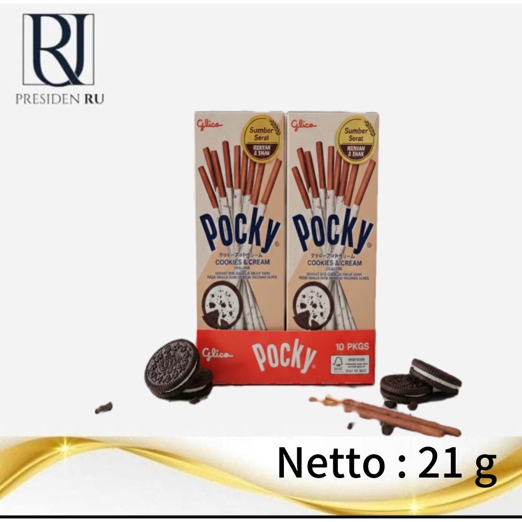 GLICO POCKY BISKUIT STIK COKLAT 21 gr