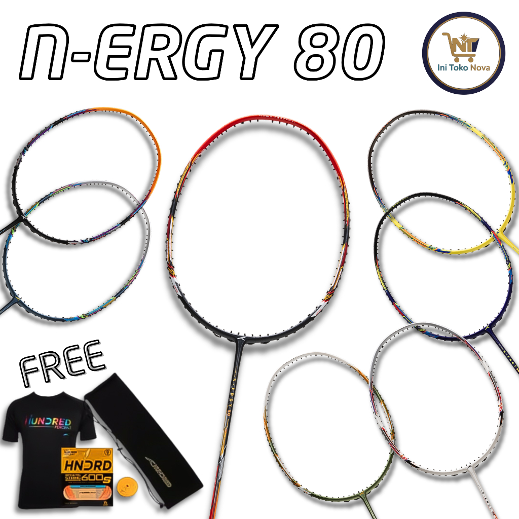 Hundred Raket Badminton N Ergy 80
