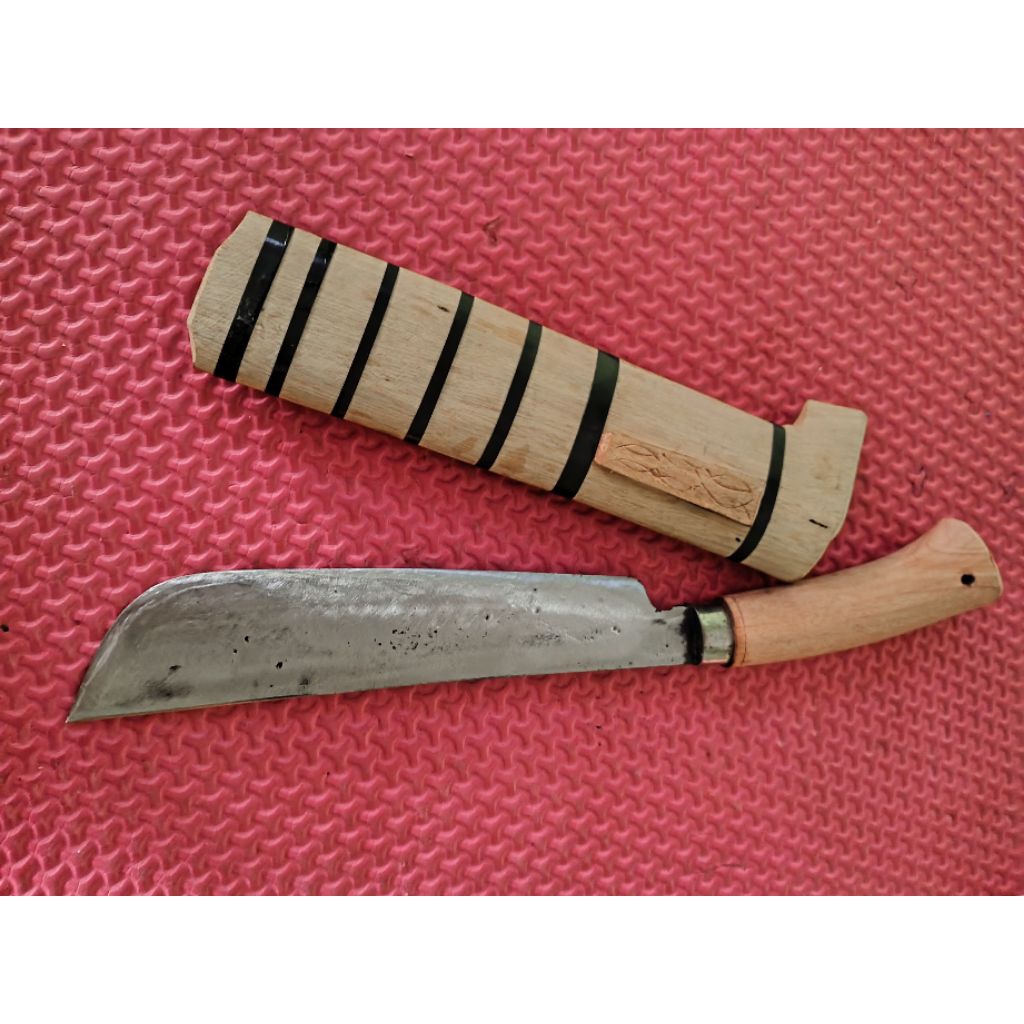 GOLOK KERJA CACAH TULANG CACAH DAGING SERBAGUNA BAHAN BAJA PER BANTEN ASLI