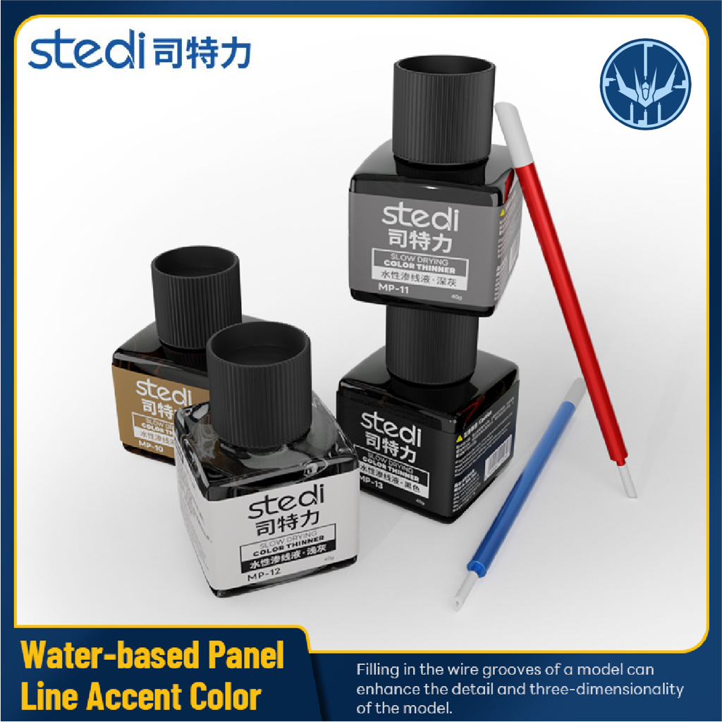 STEDI Modeling Panel Line Accent Gundam - Panel Liner Warna Baru