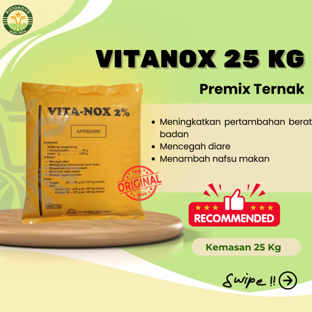 Vitanox Pemacu Pertumbuhan & Penambah Berat Badan Hewan