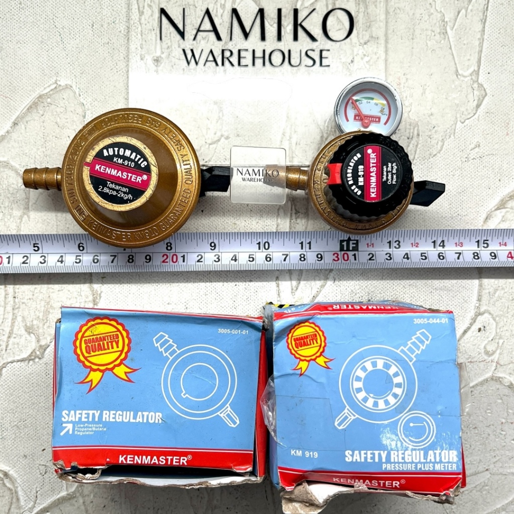 KENMASTER Regulator LPG gas kompor high pressure meteran