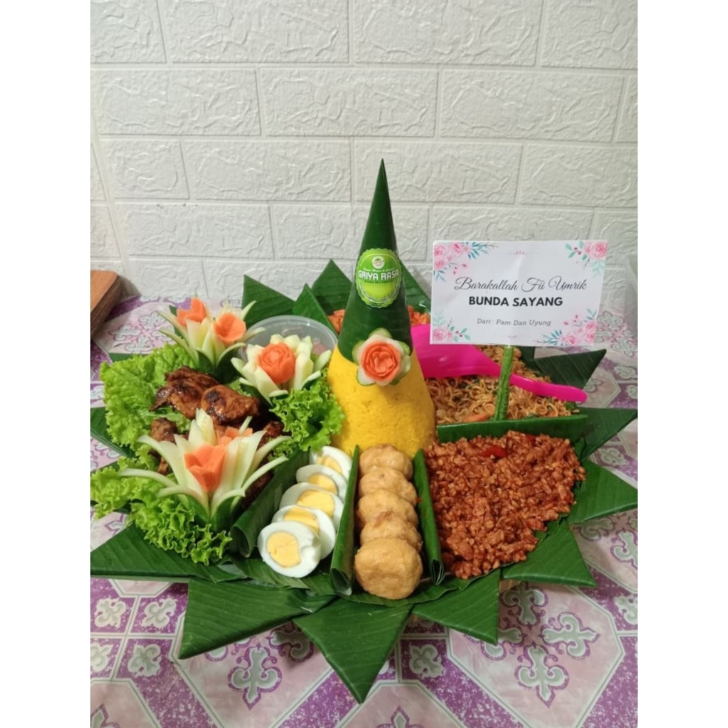 Nasi tumpeng ukr 5 porsi