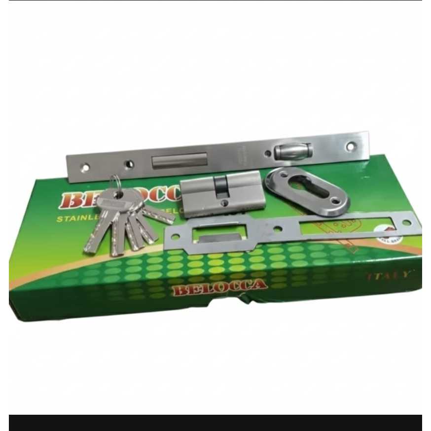 BODY KUNCI PINTU PELOR BESAR BELOCCA STAINLESS SUS 304/PELOR LOCK BODY/BODY PELOR