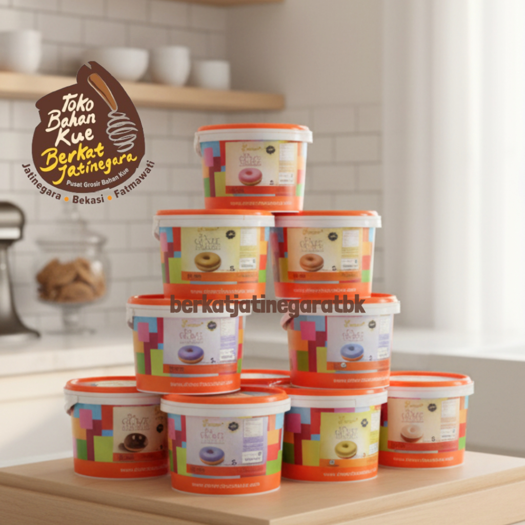 ELMER GLAZE KEMASAN 5 KG / ELMER GLAZE TOPPING DONAT