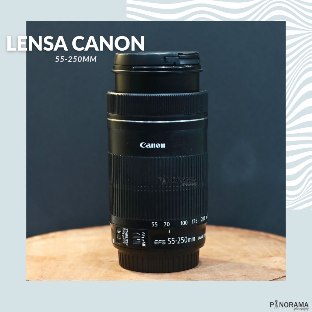 Lensa canon 55-250mm