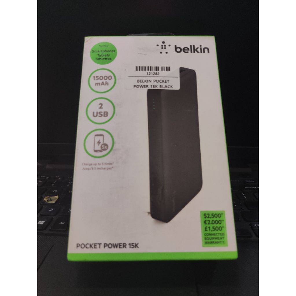 BELKIN POCKET POWERBANK 15k 2USB 15000MAH