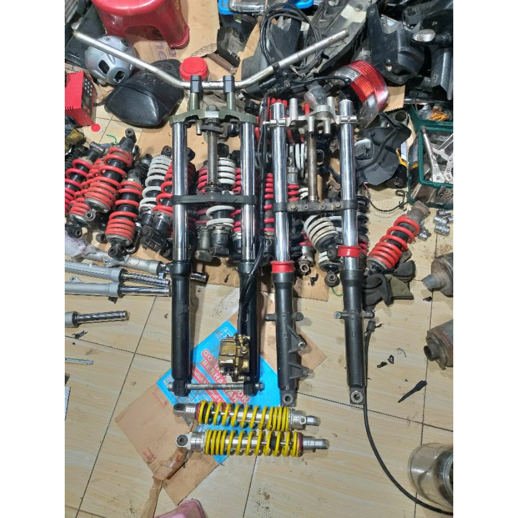 copotan sok depan yamaha byson original 2nd