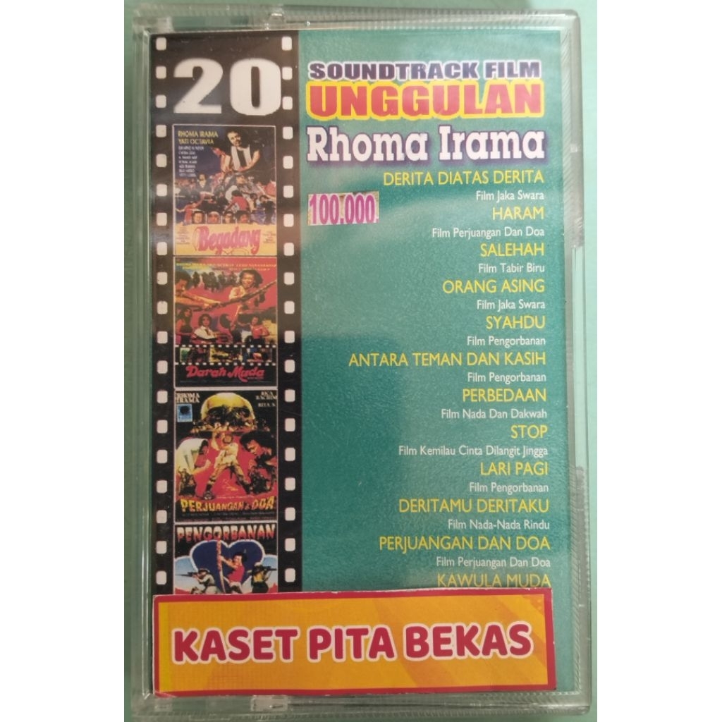 kaset pita bekas dangdut Rhoma irama soundtrack unggulan