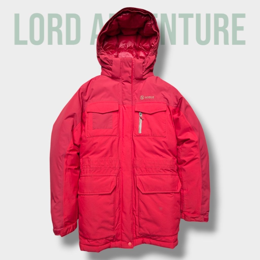 Jaket Bulu Angsa Aigle Rolphy Parka goose down jacket bulang outdoor waterproof puffer gelembung win