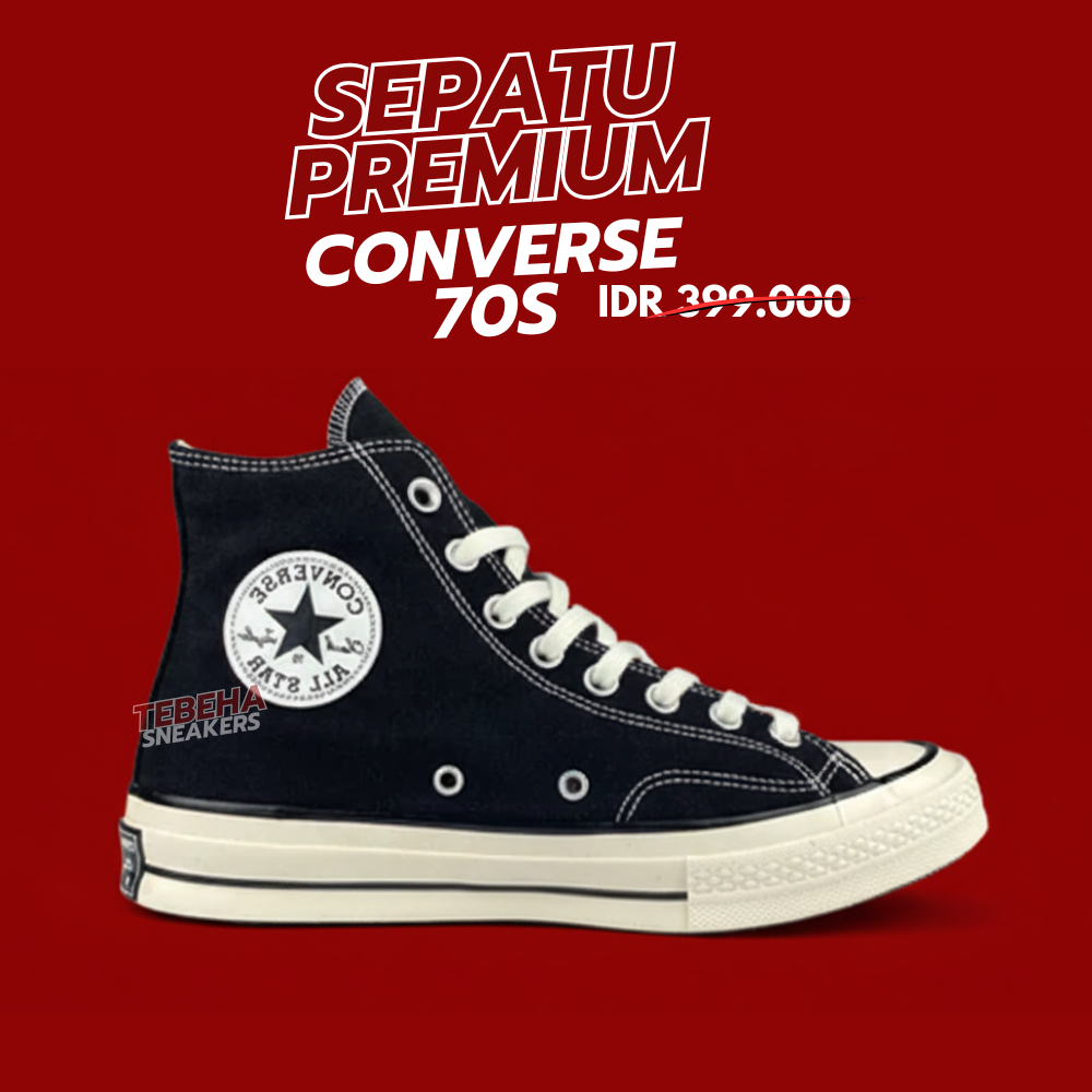 COD SNEAKERS SEPATU  PRIA WANITA CONVERSE ALL STAR 70S CT PEACEMINUSONE HIGH  BNWB SEKOLAH 100 GRADE