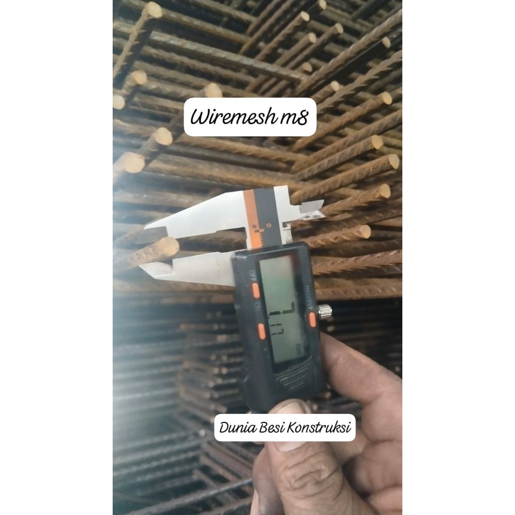 Besi wiremesh M8 SNI 7,5mm / Besi Kotak Wiremesh M8 FULL SNI / WIREMESH COR / Besi Wermes M8