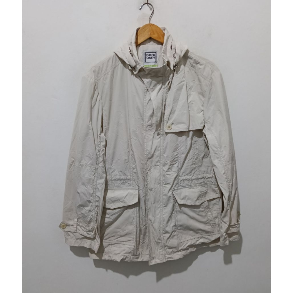 ENRICO COVERI Italy Anorak Parka Jacket