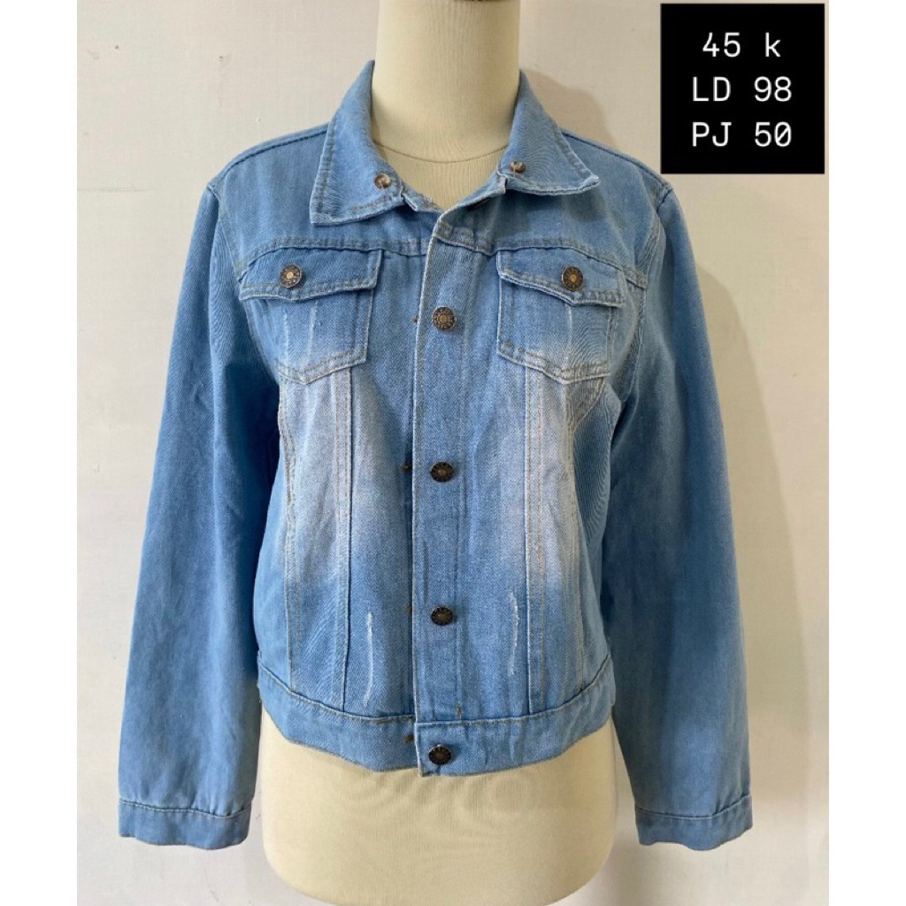 PRELOVED JACKET JEANS WANITA