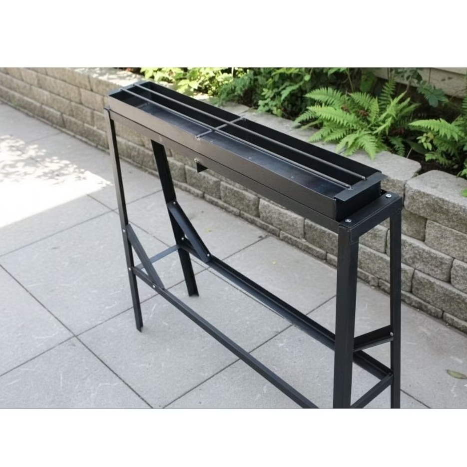 panggangan sate arang/tempat sate ayam/daging/sosis/usus 70x12x75 PLAT 2MM