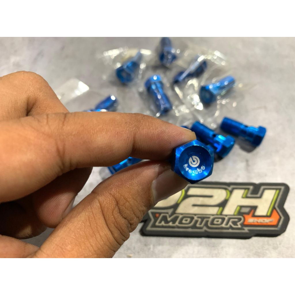 baut banjo selang rem kaliper/master brembo original thailand