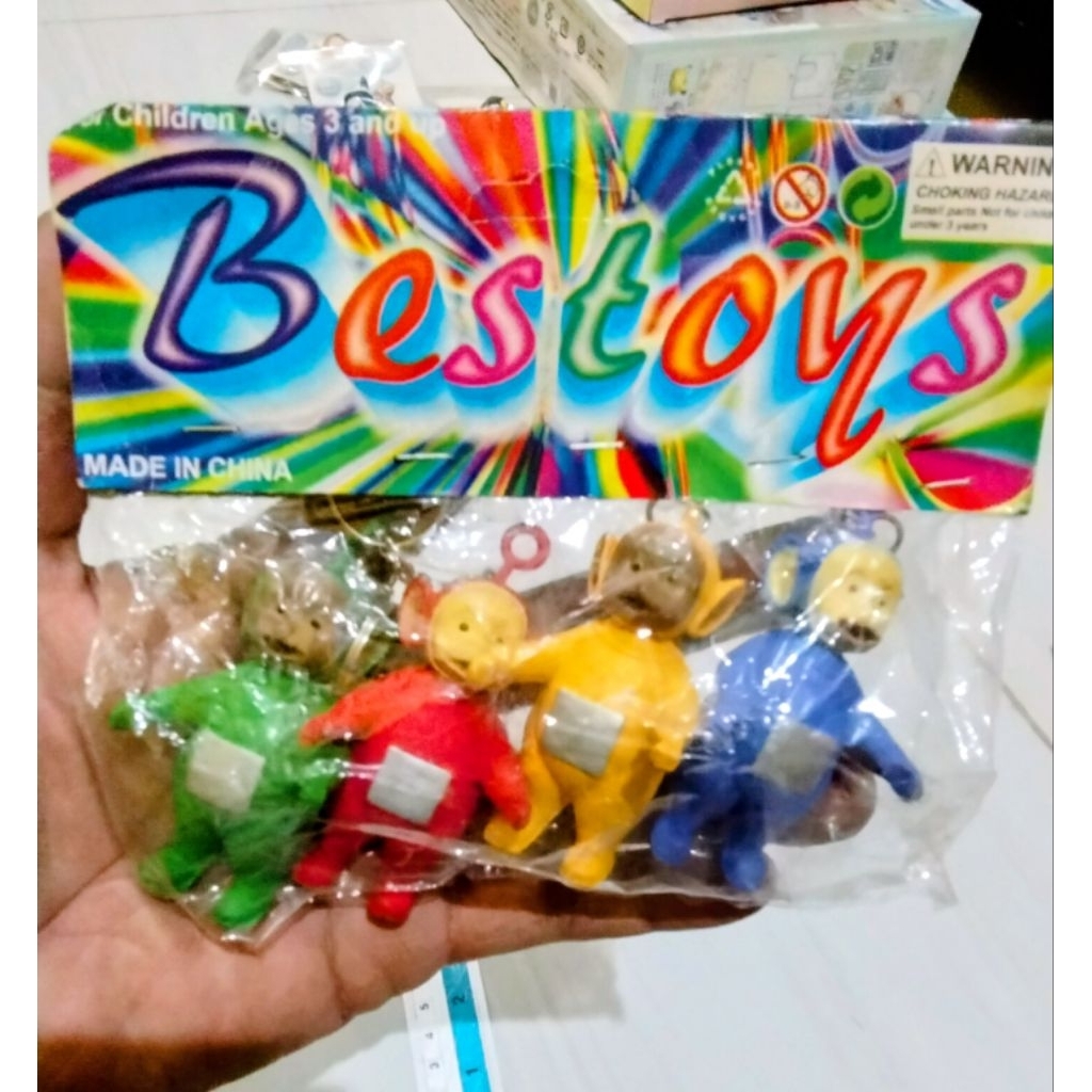 Figure Jadul Teletubies Gantungan Kunci karakter Teletubies