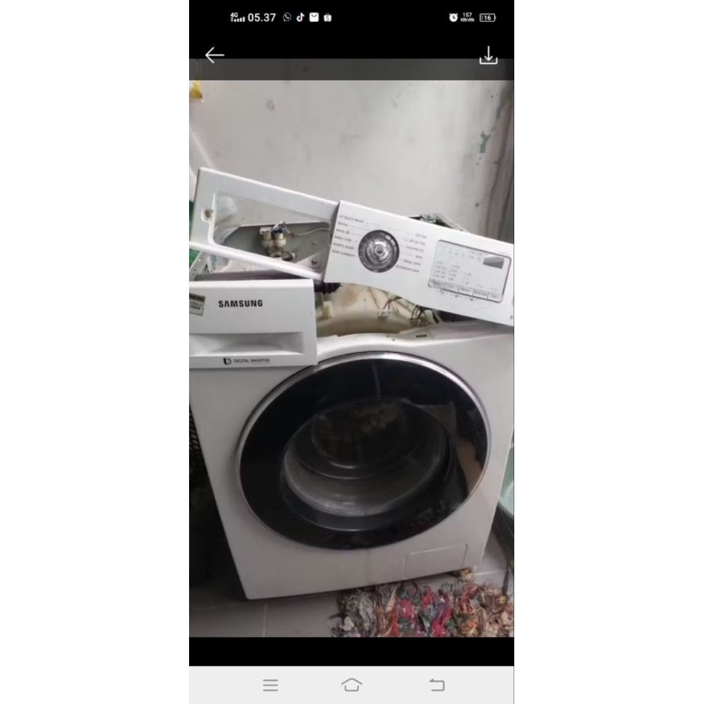 modul mesin cuci Samsung WW80J4233GW