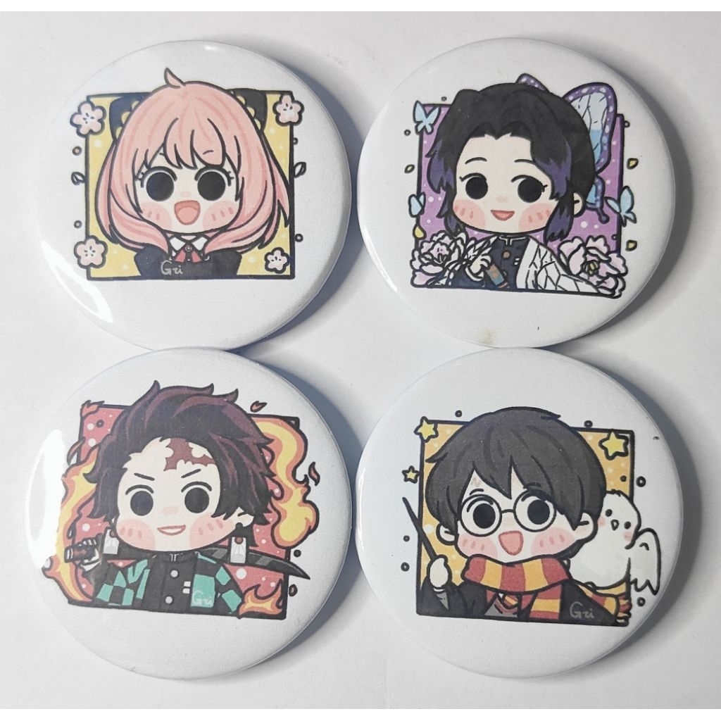 pin custom size 58mm/32mm/25mm