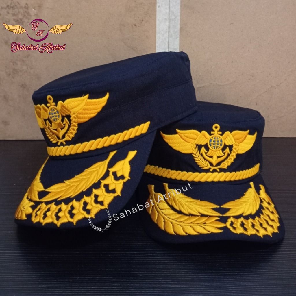 TOPI KOMANDO DISHUB 4C FREE BORDIR NAMA - TOPI DISHUB DUA RAY - TOPI DISHUB PADI KAPAS 2 - TOPI DISH