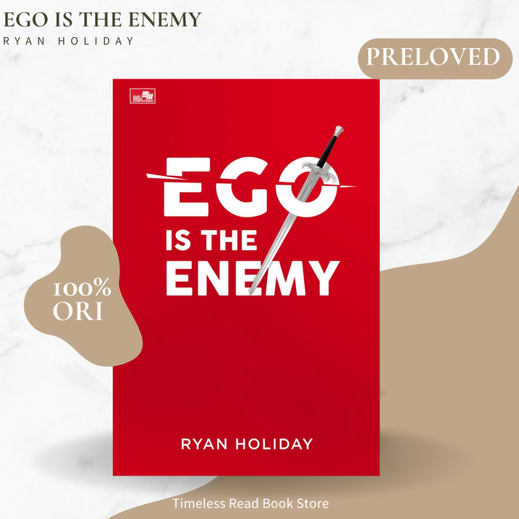Jual Buku Ego is The Enemy Karya Ryan Holiday Preloved Original