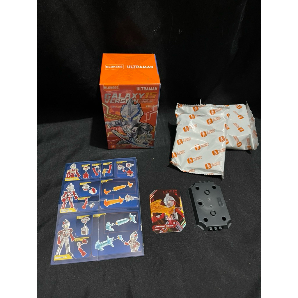 blokees ultraman nexus junis red galaxy version 15