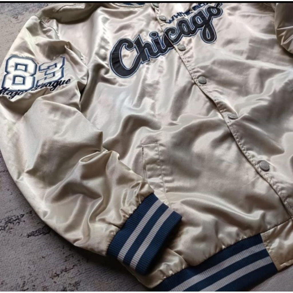 Varsity MLB white sox x Chicago satin