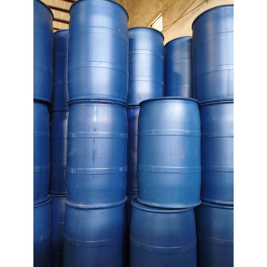 Tong Drum 200 Liter 2 Bibir Plastik Biru Barang Baru Co