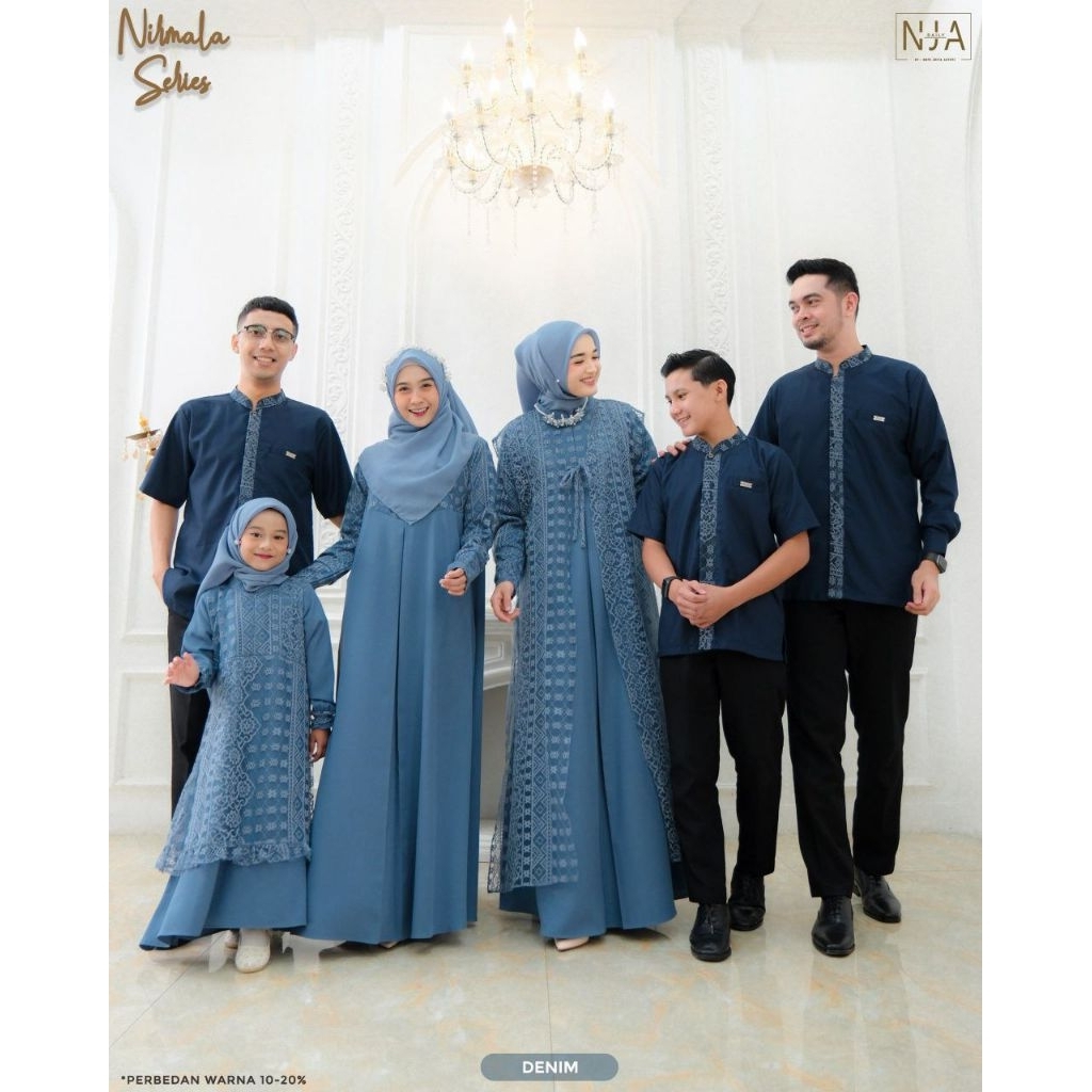 (Po Wajib Dp) Sarimbit Keluarga Nirmala Raya Series Family Set Nja