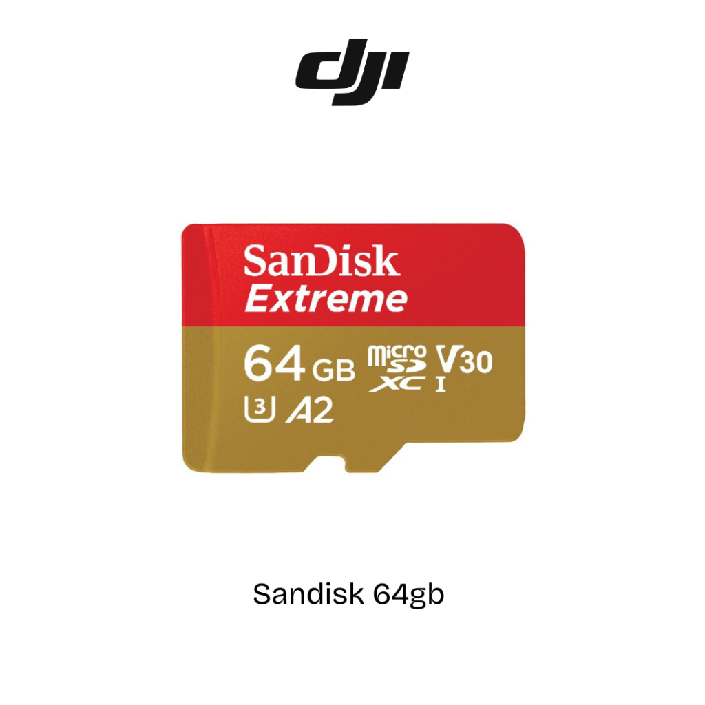 Sandisk Extreme 64gb - Memory Card for DJI - Micro SDCard