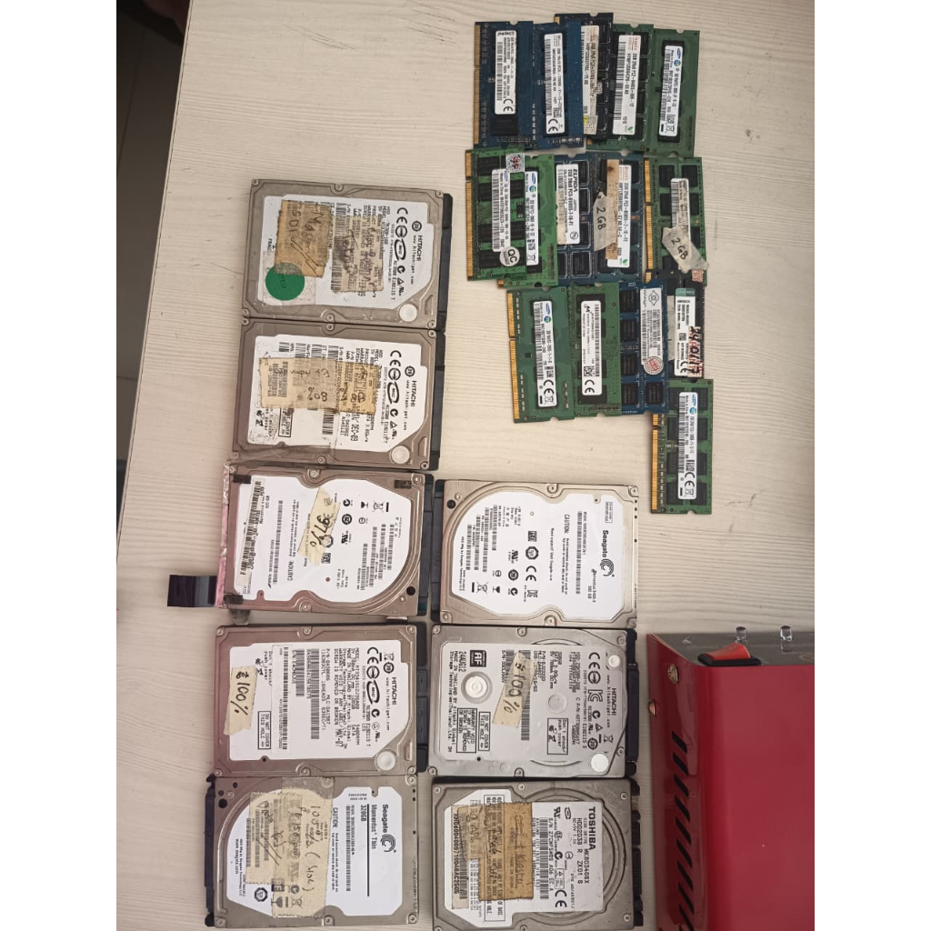 Hardisk 500GB  Slim Sata 2,5" Inchi HDD HDD 500GB For Laptop Notebook ps SECOND |BEKAS