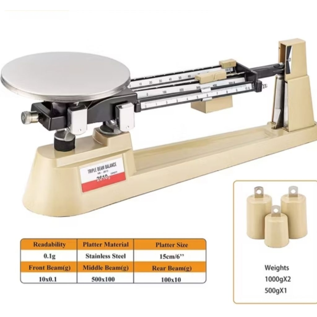 Timbangan/Neraca MB2610 3 Triple Beam Balance Neraca Tiga Lengan MB 2610