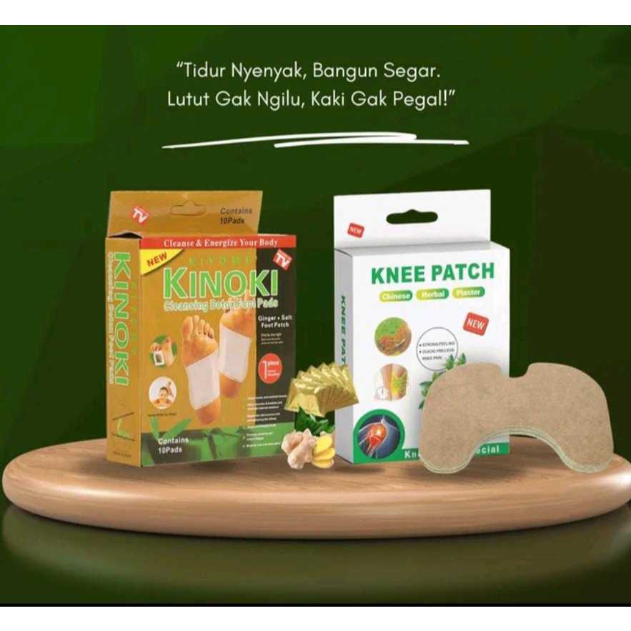 [PAKET HEMAT]  KINOKI + KNEE PATCH KOYO LUTUT