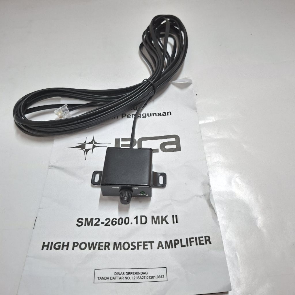 Controller Qbass Subwoofer Power Pca sm2 2600. 1D MKII