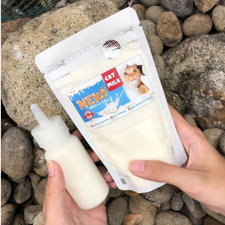 Dot Kucing + Susu Kucing Baru Lahir Paket Hemat Susu dan Dot Kucing Kitten Neko Catmilk Susu Untuk A