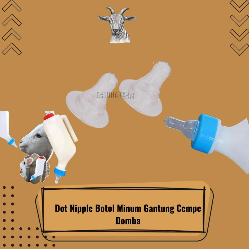Dot Cempe Kambing Domba Kucing Anjing Dot Silikon Bening Dot Botol Gantung Dot Saja