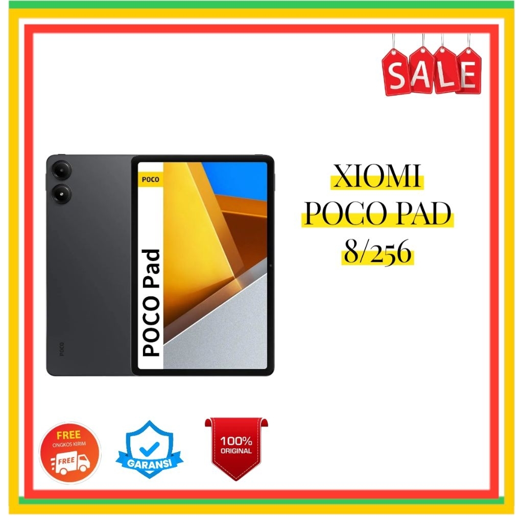 XIOMI POCO PAD 8/256 GARANSI RESMI SELURUH INDONESIA