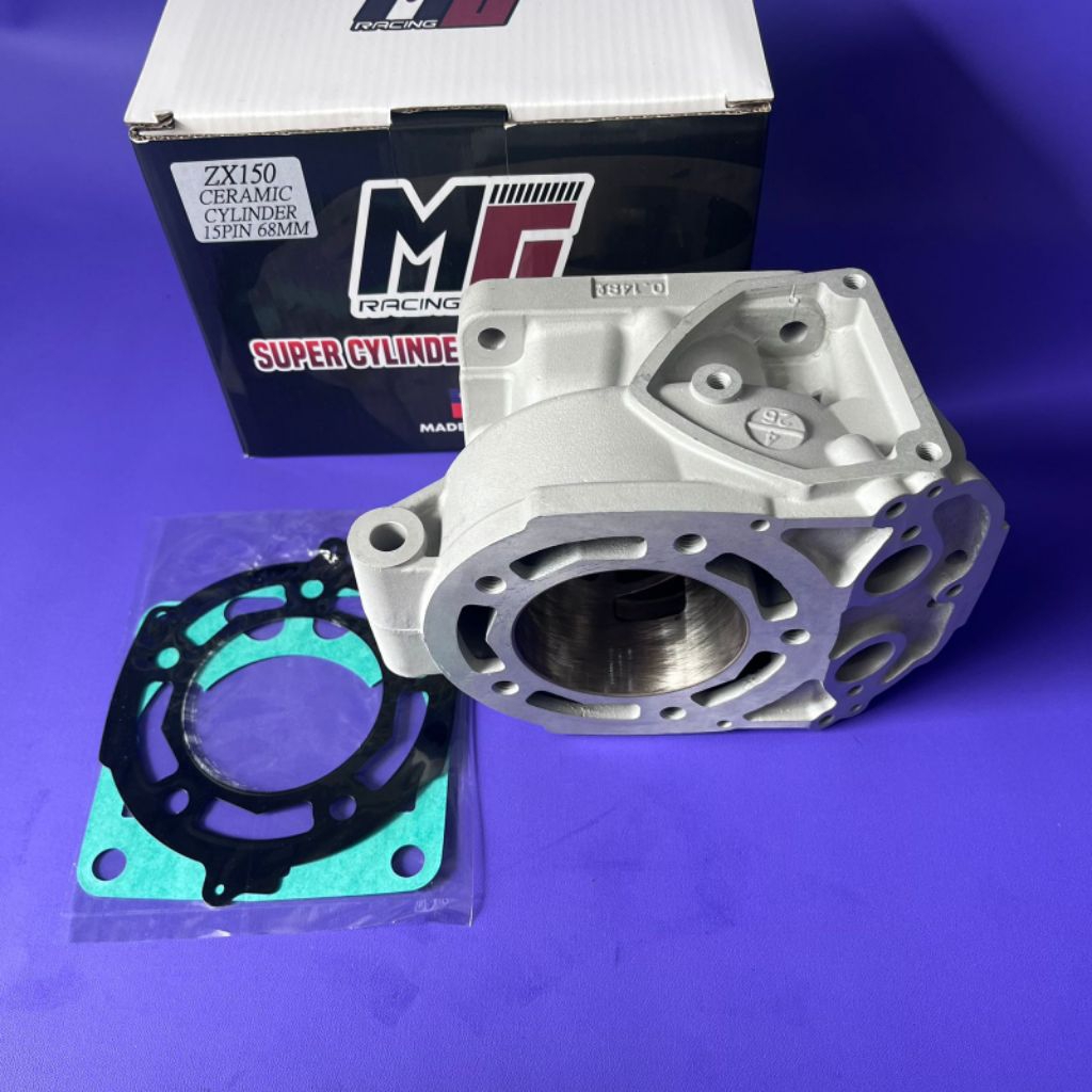 Blok Borup  NINJA CERAMIC R/RR 68 PIN 15 ONLY TANPA PISTON  ORI MG Racing