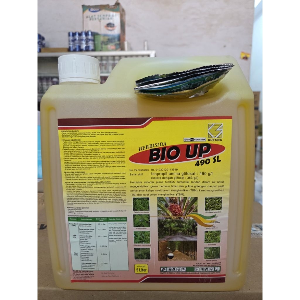 Bio Up 490 SL 5 Liter Herbisida Glifosat
