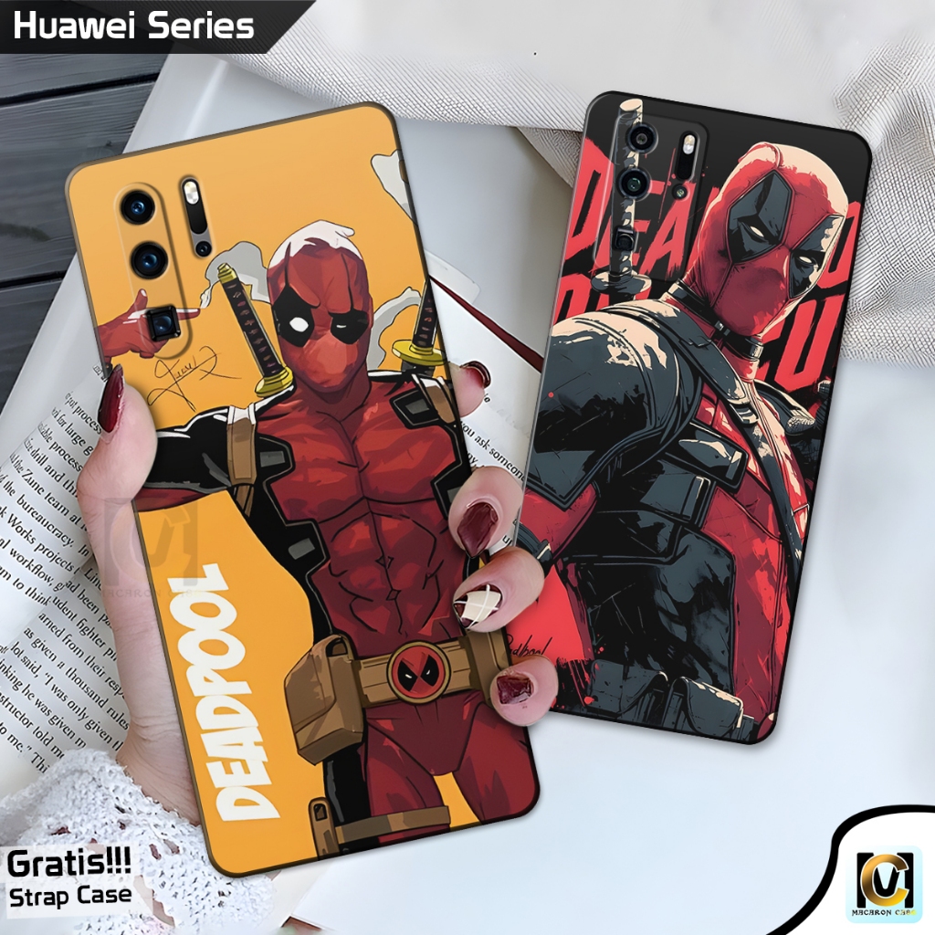 Case Hp Huawei P30 | P30 Pro | P30 Lite | P40 | P40 Pro Terbaru Motif Deadpool - Casing Huawei P30 &