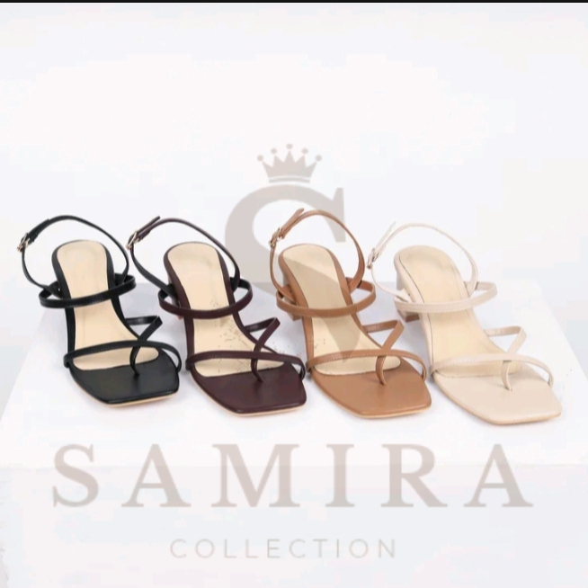 SAMIRA COLLESCTION Genny Sepatu Heels Wanita Tinggi 5 CM Genny