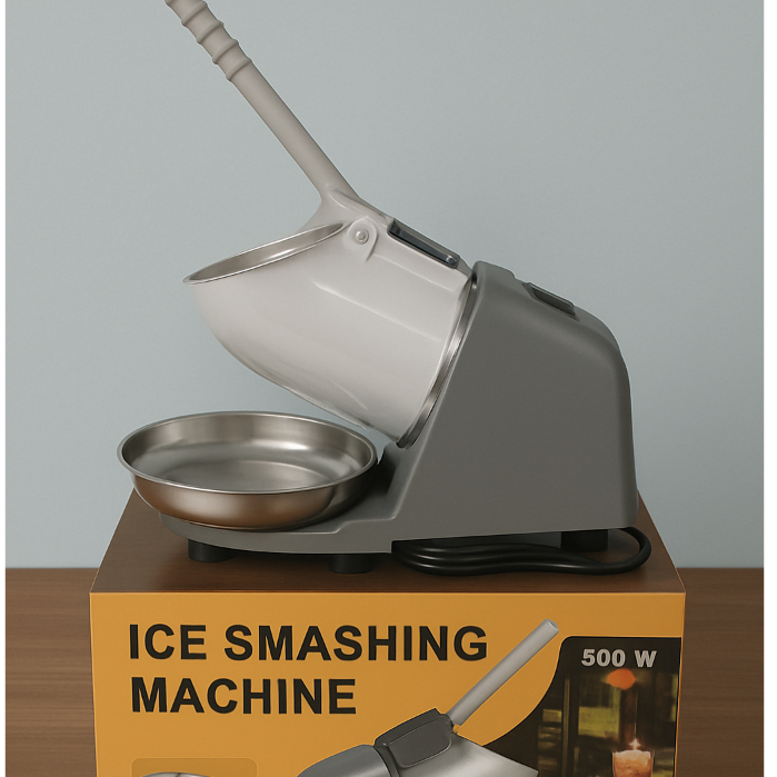 Mesin Serut Es Ice Crusher Alat Penghancur Es Dengan Pisau Ganda Mesin Penghancur Es Batu