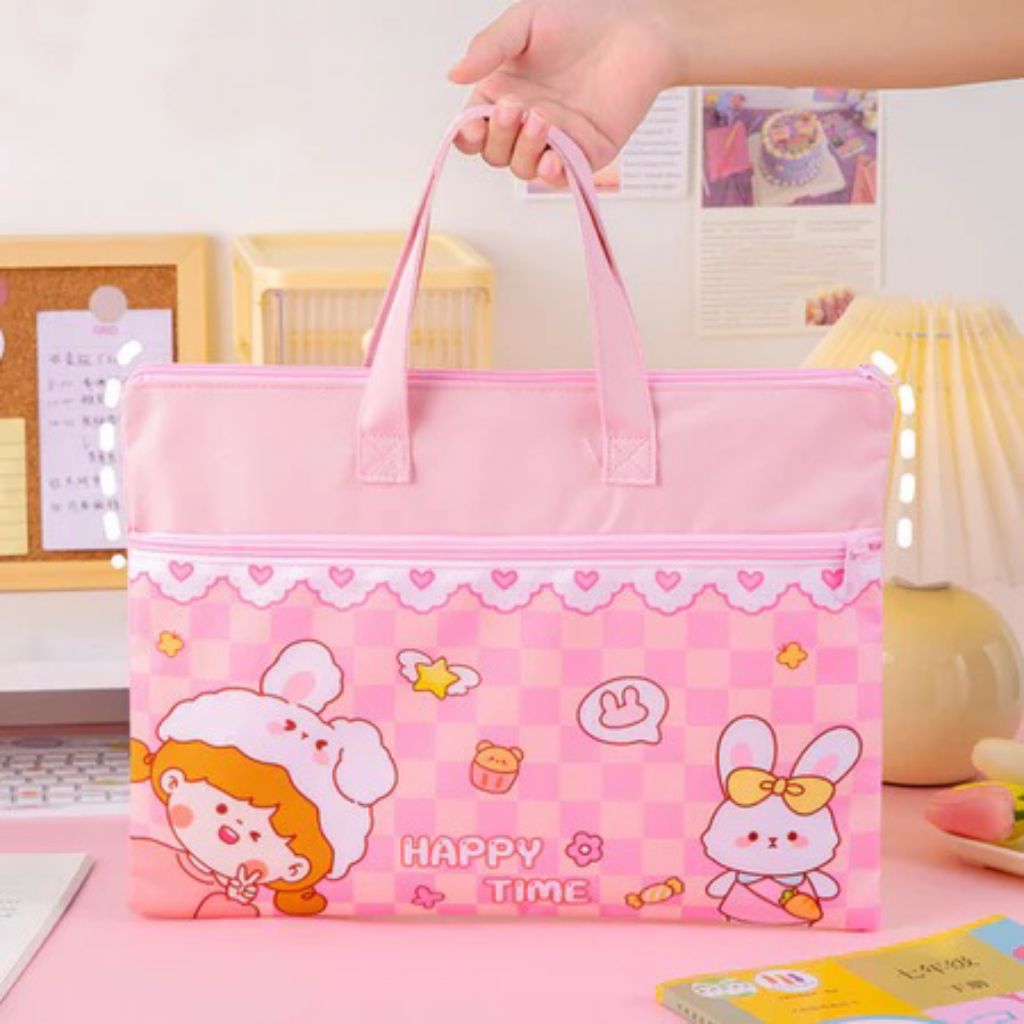 MAP BAG CUSTOM MURAH/ZIPPER BAG/TAS FOLDER/TAS DOKUMEN/TAS TK CUSTOM/TAS ANAK CUSTOM TERLARIS