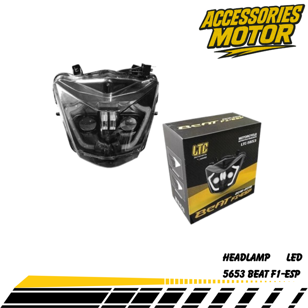 Lampu Depan Headlamp LED 5653 Beat FI-ESP Tahun 2016 - 2019 - LTC