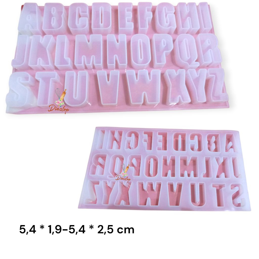 cetakan resin silikon huruf jumbo