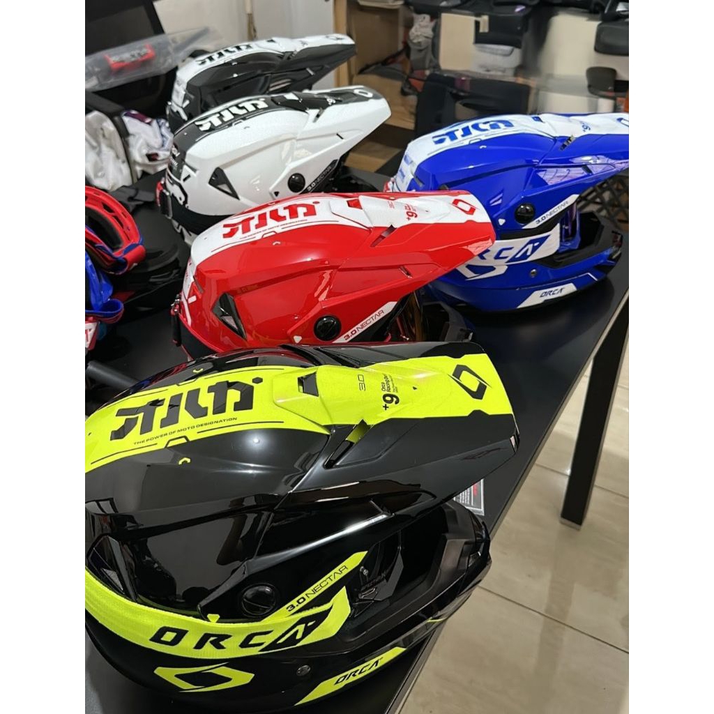 HELM ORCA NECTAR ORIGINAL HELM MOTOCROSS ORCA POWERGEAR NECTAR