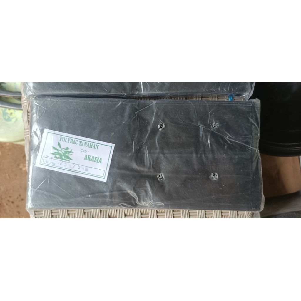 Polibag Ukuran 25 x 25 Setengah kilo